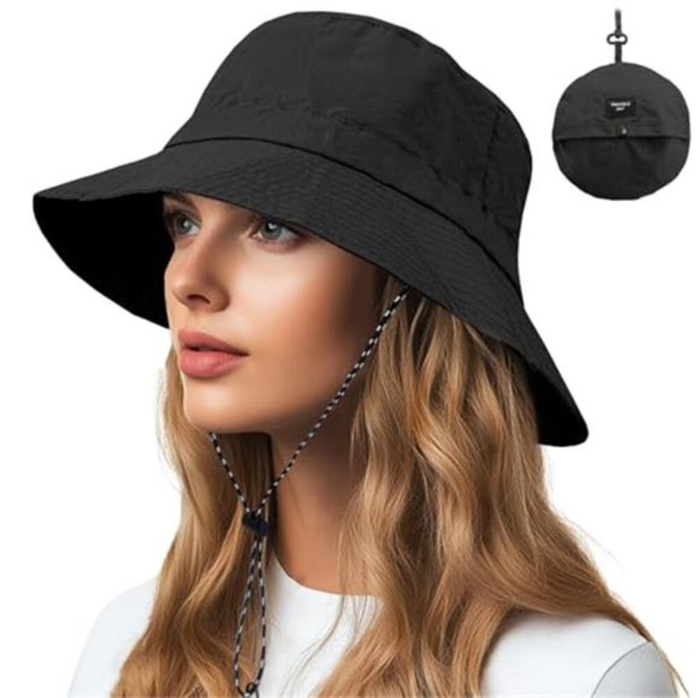 Women's Waterproof Quick Dry Bucket Hats Packable Foldable Rain Hats